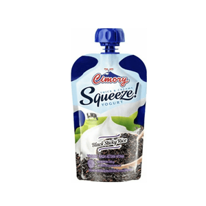 CIMORY YOGHURT SQUEEZE BLACK STKY RICE PCH 120g