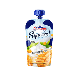 CIMORY YOGHURT SQUEEZE MANGO STKY RICE PCH 120g