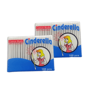 CINDERELLA COTTON BUD 100'S  PCK 