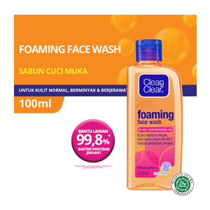 CLEAN & CLEAR FOAMING FACIAL WASH  BTL 100mL