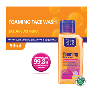 CLEAN & CLEAR FOAMING FACIAL WASH  BTL 50mL