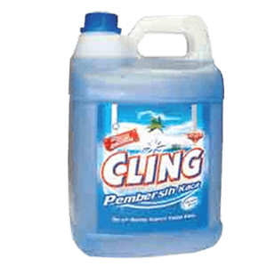 CLING PEMBERSIH KACA BIRU DRG 4L