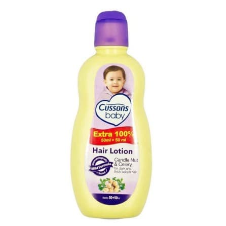 CUSSONS BABY HAIR LOTION CANDLE NUT 50+50ML