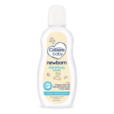 CUSSONS BABY NEWBORN HAIR&BODY WASH 200ML