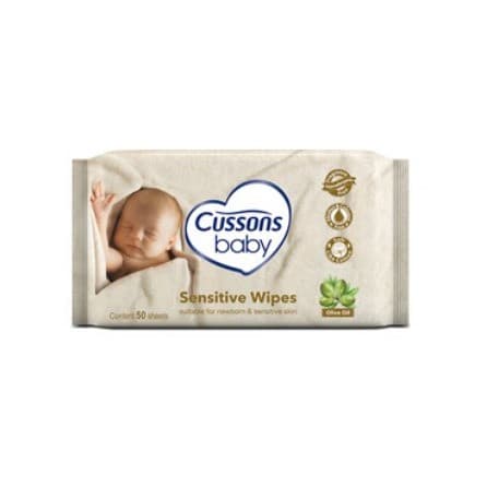 CUSSONS BABY SENSITIVE WIPES 50'S
