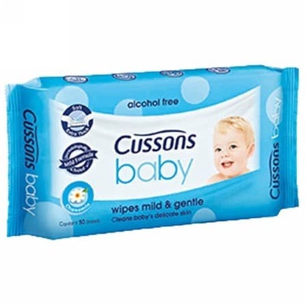 Cussons Baby Wipes 50'S Mild & Gentle PCK