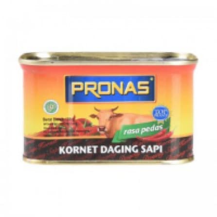 Daging Kaleng Pronas Corned Beef Chili Klg 198 g