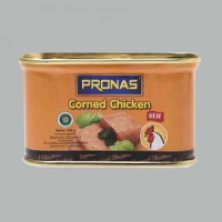 Daging Kaleng Pronas Corned Chicken Klg 198 g