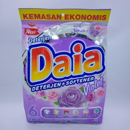 DAIA DETERGEN+SOFTENER VIOLET 565G