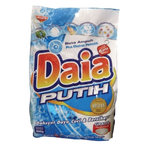 DAIA DETERGENT BUBUK PUTIH  BAG 850/800g