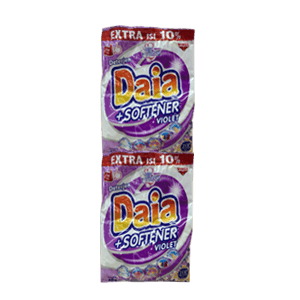 DAIA DETERGENT BUBUK+SOFTENER VIOLET PCK 47/46g