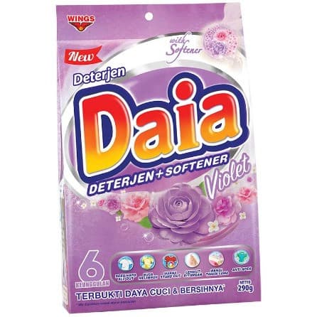 DAIA DETERJEN+SOFTENER VIOLET 290G 