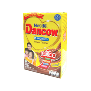 DANCOW FORTIGRO SUSU BUBUK COKELAT BOX 195g