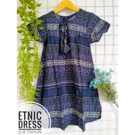 Etnic Dress - Daster Batik Anak Perempuan
