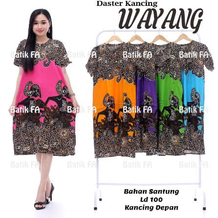 Daster Busui Wayang