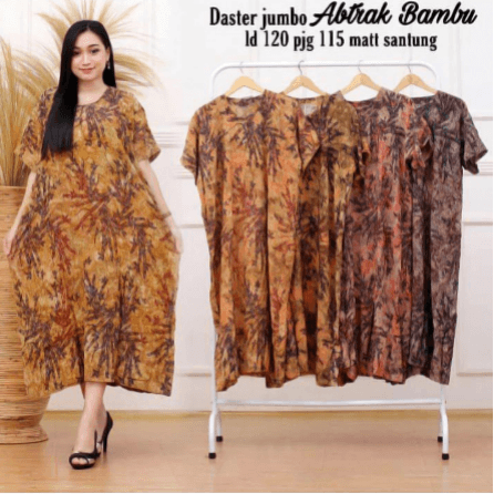Daster Jumbo Abstrak Bambu