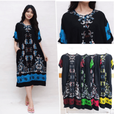 Daster Jumbo Blackrose
