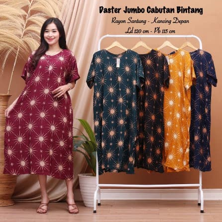 Daster Jumbo Lengan Pendek Busui