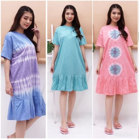 Daster Kaos Ruffle Busui Poppy
