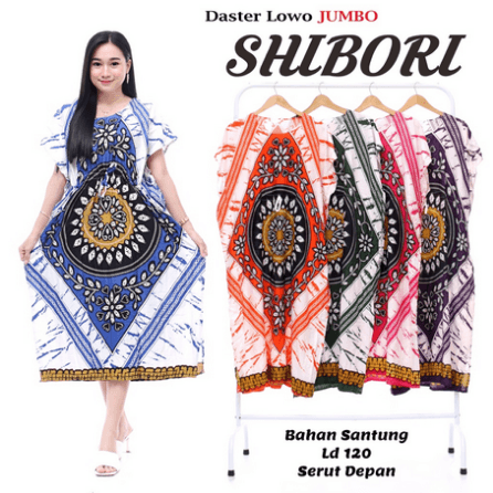 Daster Kelelawar Jumbo Shibori