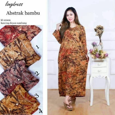 Daster Lengan Panjang Rayon Halus Part 1