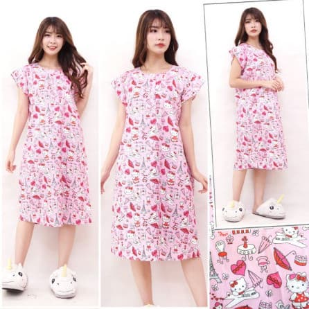 Daster Lengan Pendek Karakter Busui Part 1