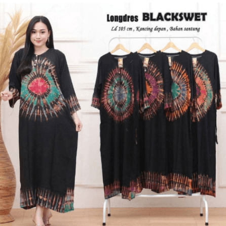 Daster Panjang Batik Jumputan