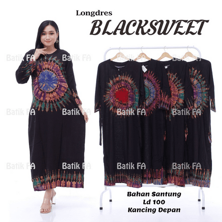 Daster Panjang Blacksweet