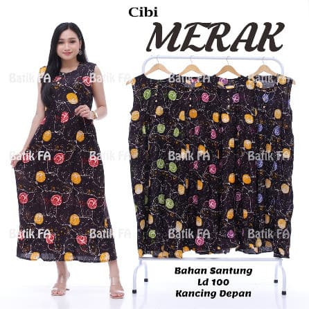 Daster Panjang Cibi Merak
