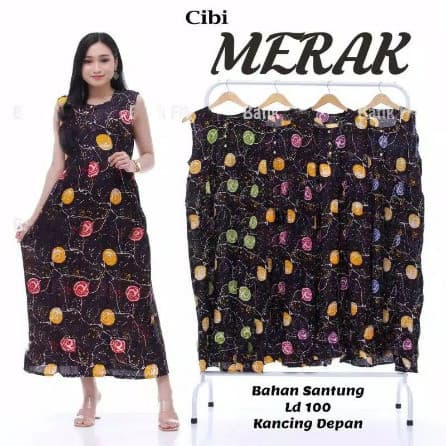 Daster Panjang Cibi Merak