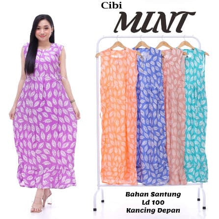 Daster Panjang Cibi Mint