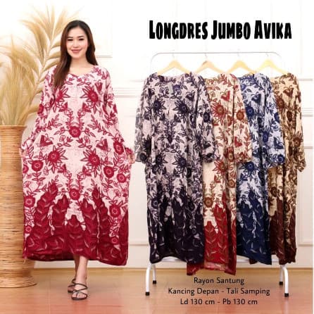 Daster Panjang Jumbo Busui Bumil