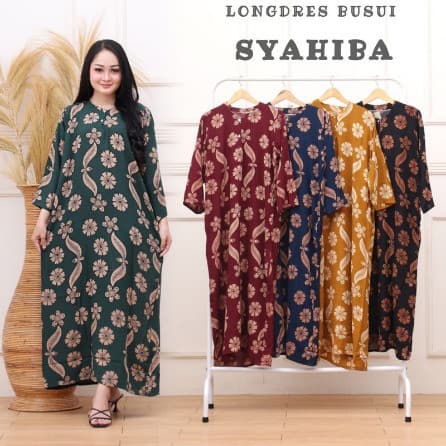 Daster Panjang Lengan Panjang Busui Part 1