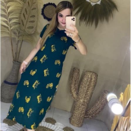 Daster Panjang Motif Macan