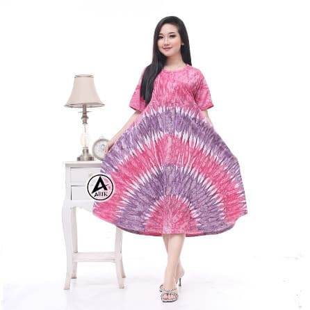 Daster Payung Kaos Tie Dye Motif Kipas
