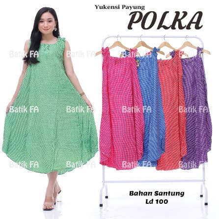 Daster Payung Yukensi Polka
