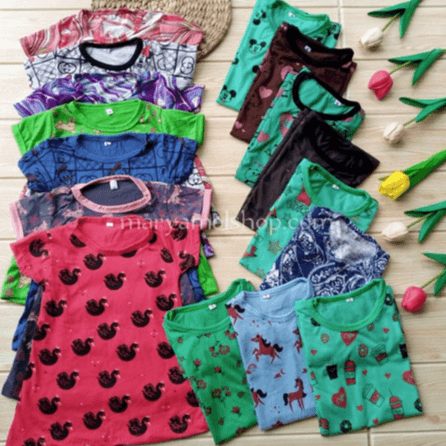 Daster Pendek Harian Baby Motif 8 Bulan - 3 Tahun