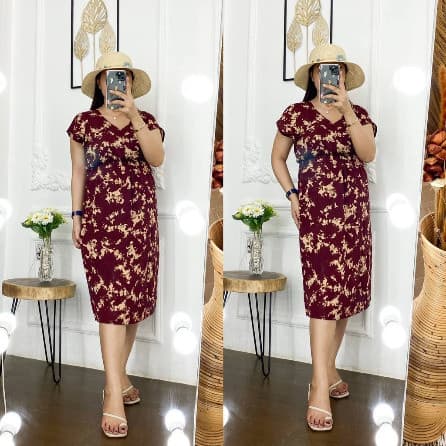 Daster Rayon Abstrak