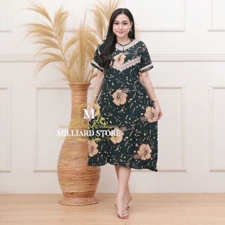 Daster Renda Busui Motif Tulip