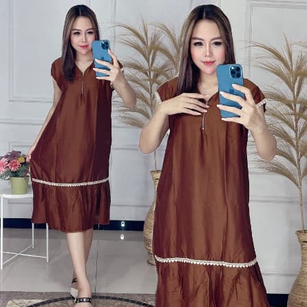 Daster Ruffle Busui Polos