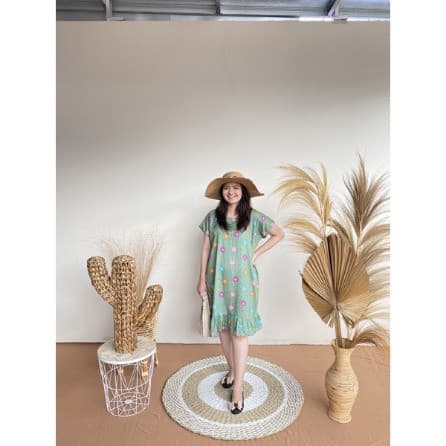 Daster Ruffle Jumbo Loly