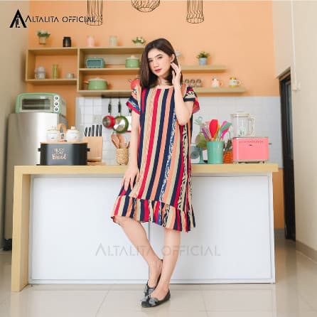 Daster Ruffle Jumbo Salur