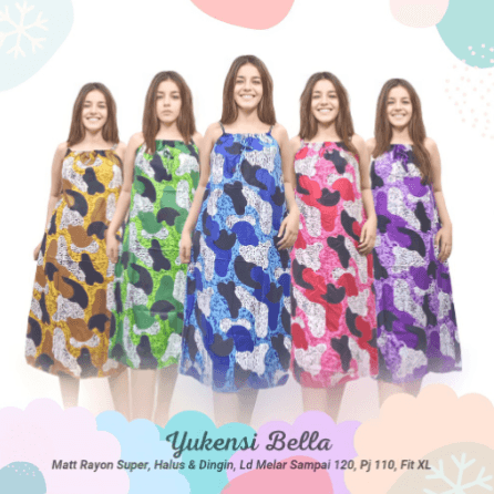 Daster Yukensi Motif Bella