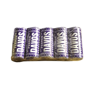 DAVOS CANDY PEPPERMINT ROLL EXTRA STRONG PCS 22g