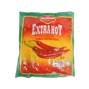 DELMONTE CHILLI SAUCE EXTRA HOT PCK 24X9g