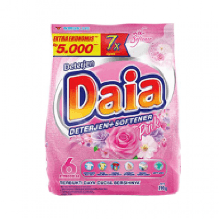 Deterjen Daia Bubuk + Softener Bag 300/290g