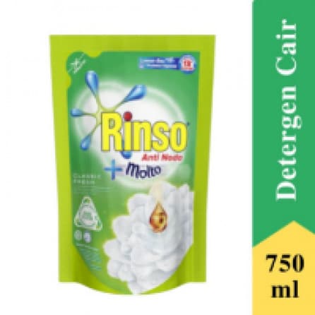 Deterjen Rinso Liquid Anti Noda Classic 750mL  