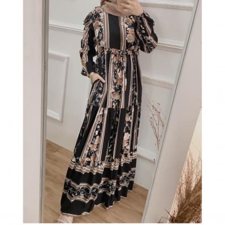Deya Dress Diamore Grosir, Syaki Black