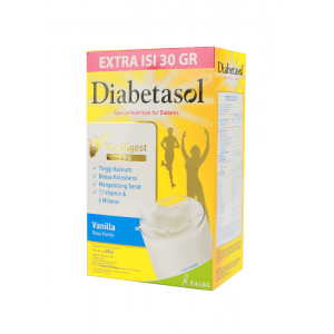 DIABETASOL SUSU FORMULA DIABETES VANILA BOX 570g
