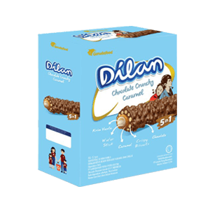 DILAN CHOCO  CRUNCHY CARAMEL  PCK 24/23g